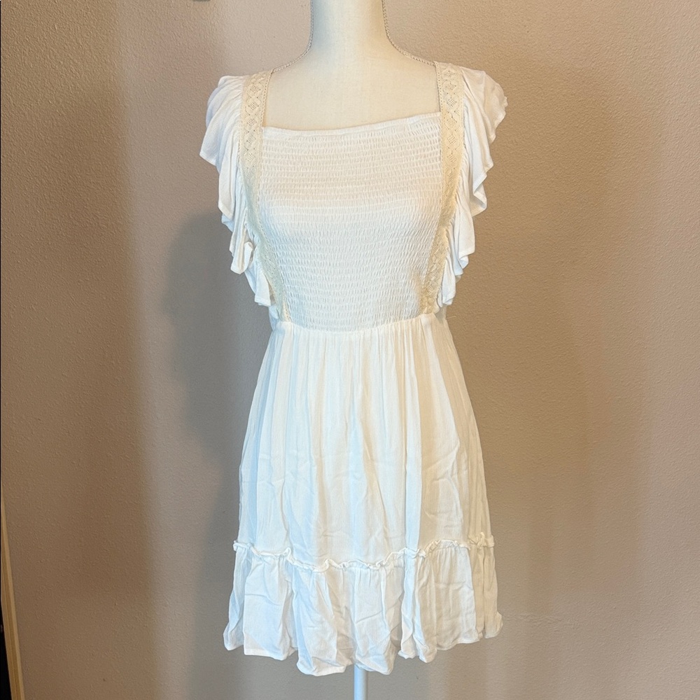 ILLA ILLA White Ruffle Dress